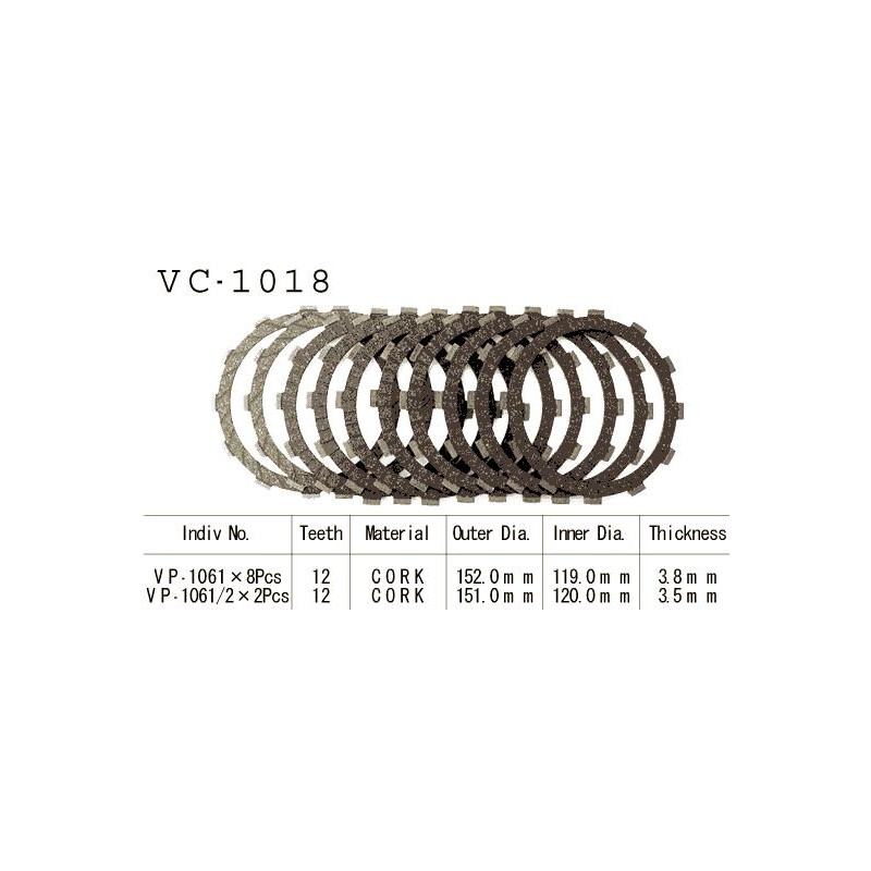 Kit Disques d'Embrayage Garnis St1100 Pan-European 1989/2002