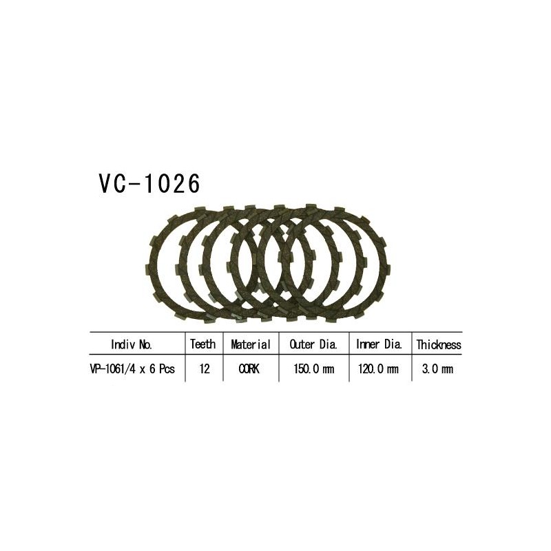 Kit Disques d'Embrayage Garnis Quad Lt-F 400 2002