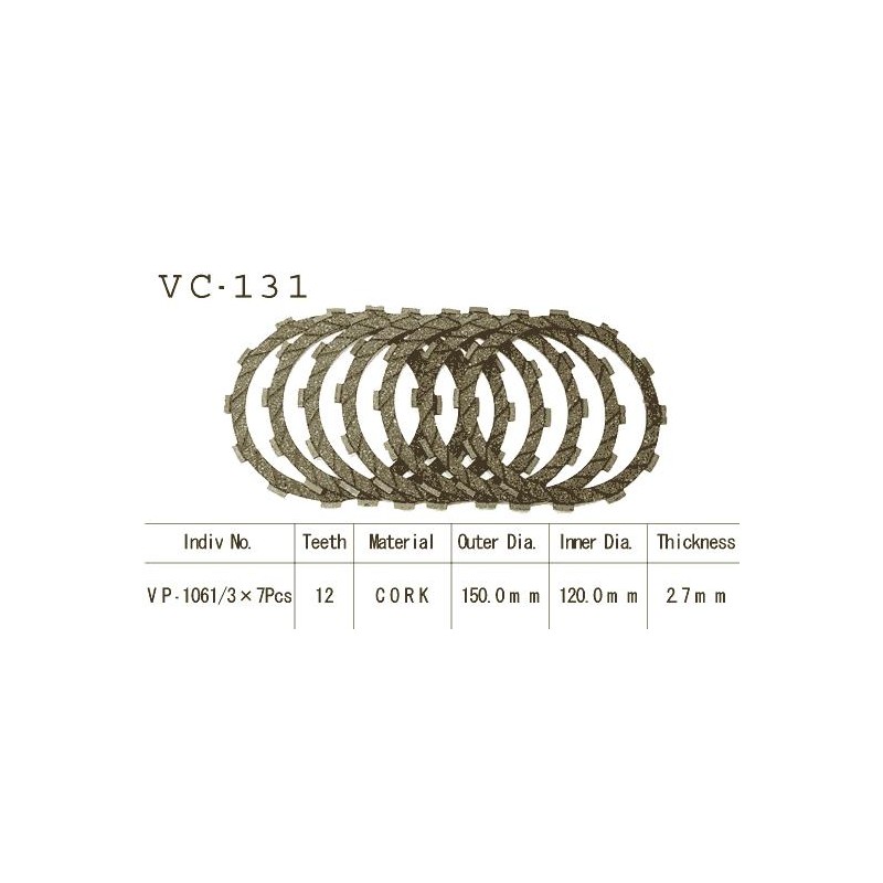 Kit Disques d'Embrayage Garnis