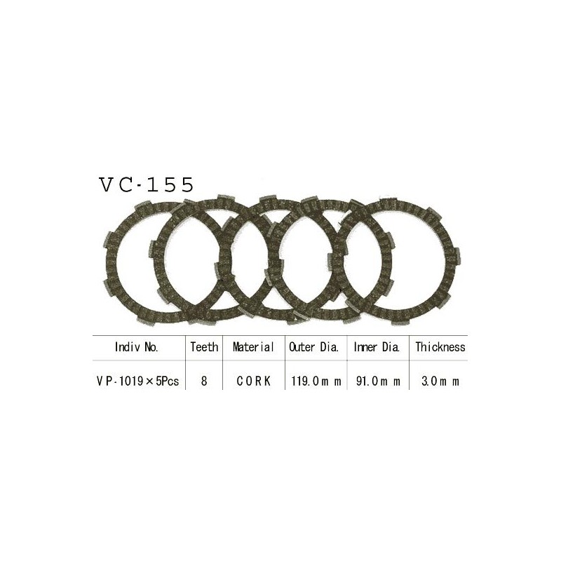 Kit Disques d'Embrayage Garnis Cross Cm125 C 1982/1999