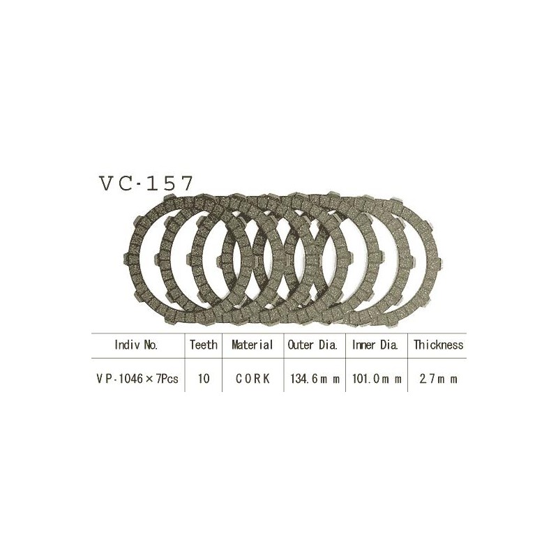 Kit Disques d'Embrayage Garnis Atc250 R