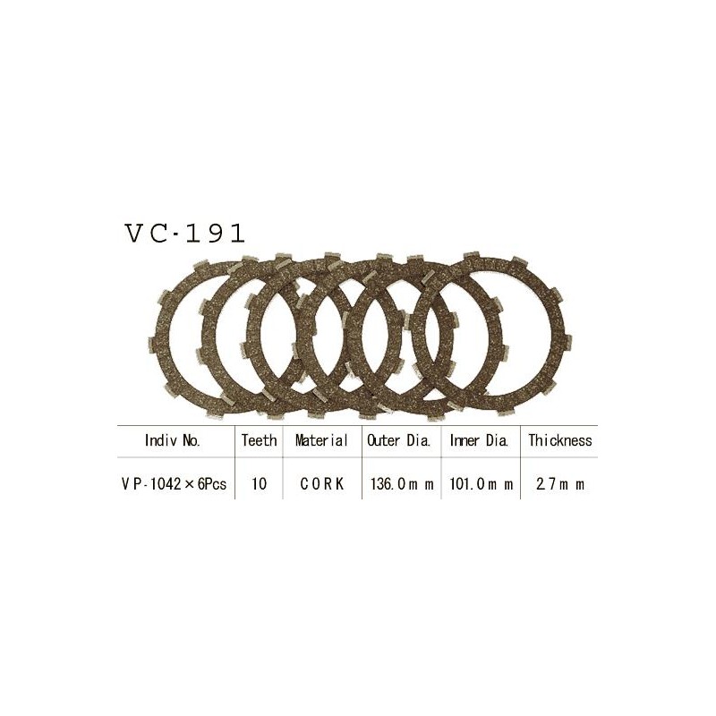 Kit Disques d'Embrayage Garnis Trx300/350/400/450
