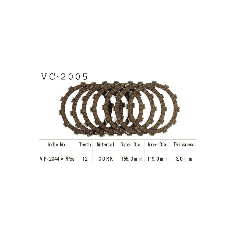 Kit Disques d'Embrayage Garnis