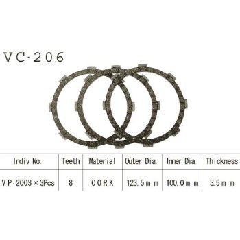 Kit Disques d'Embrayage Garnis Dt 80 Lc 1983/1992