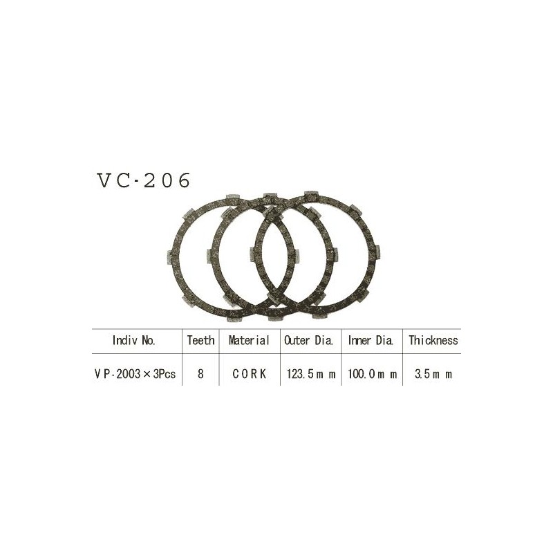 Kit Disques d'Embrayage Garnis Dt 80 Lc 1983/1992