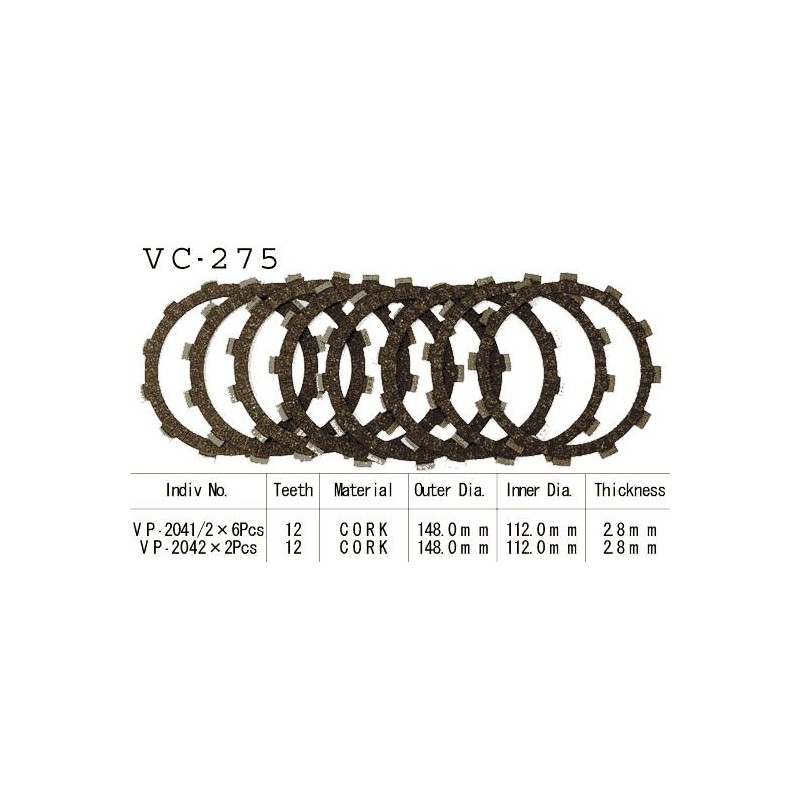 Kit Disques d'Embrayage Garnis Xt 600 E 1989/2002