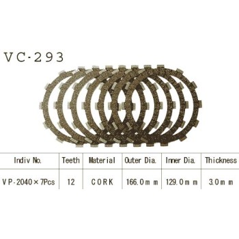 Kit Disques d'Embrayage Garnis Rd 500 Lc 1984/1986
