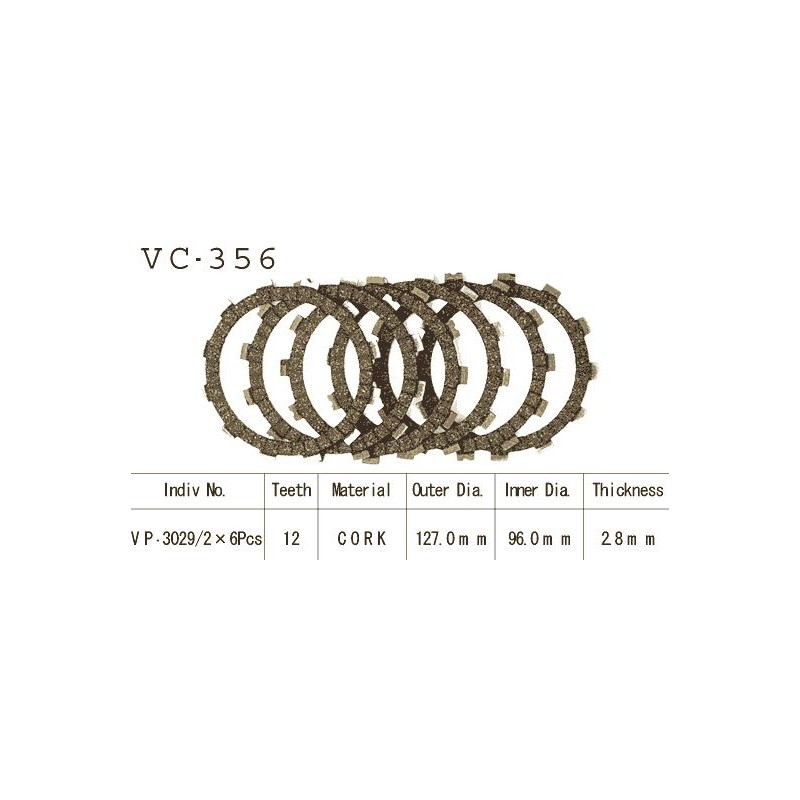 Kit Disques d'Embrayage Garnis Ltf 160 1991/2001