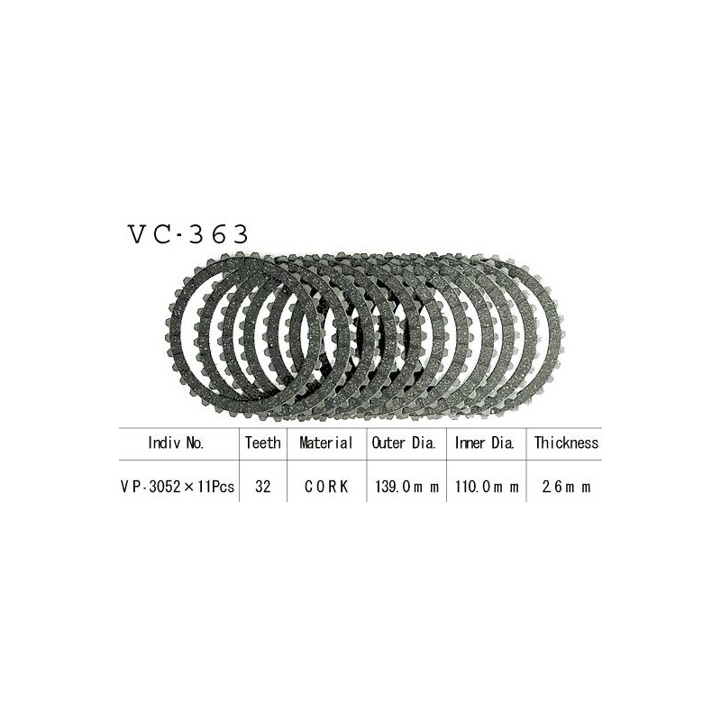 Kit Disques d'Embrayage Garnis Suzuki