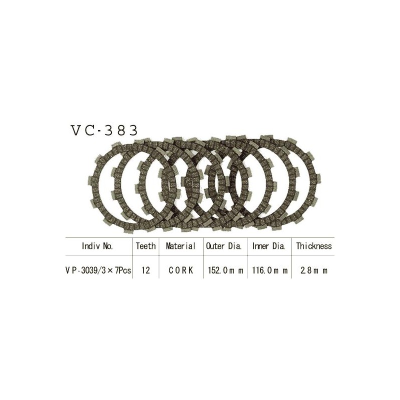 Kit Disques d'Embrayage Garnis Dr 350 S/Se 1990/2000