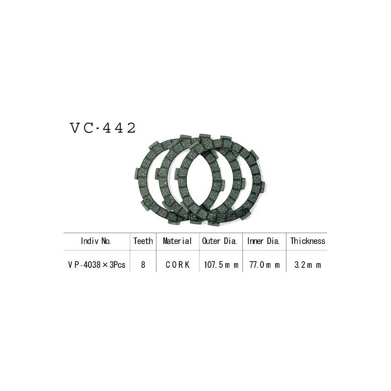 Kit Disques d'Embrayage Garnis Ar/Ae 50