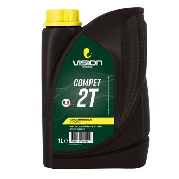 COMPET - Huile 2T 1L- 100% Synthèse – Ester