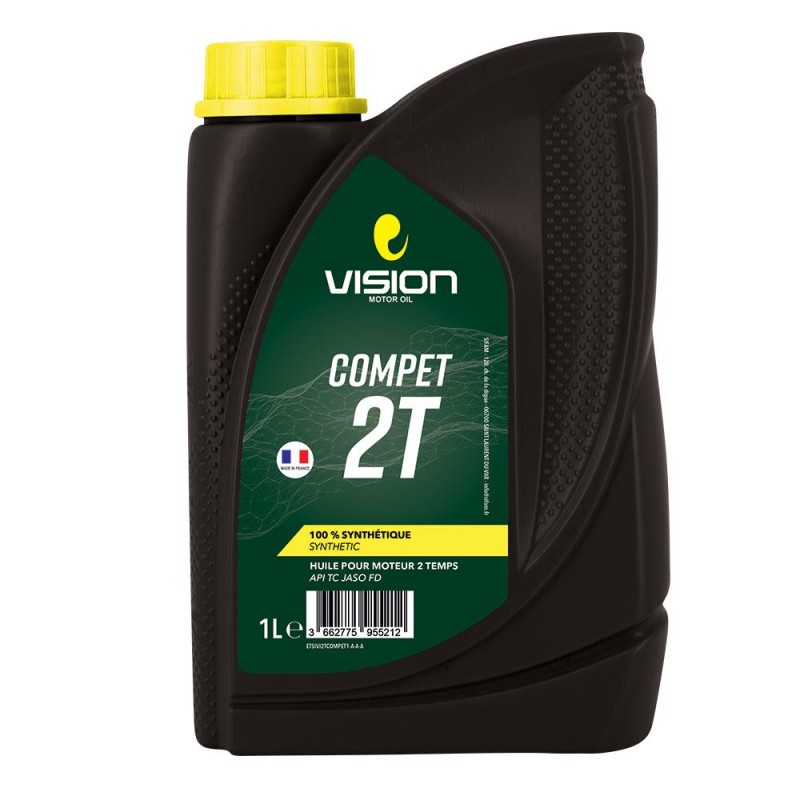 COMPET - Huile 2T 1L- 100% Synthèse – Ester