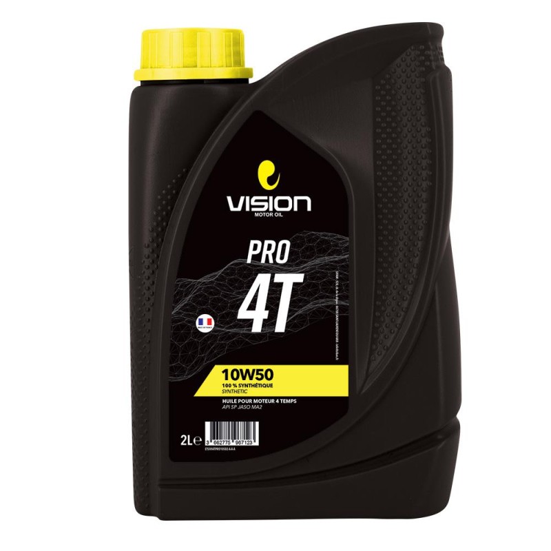 PRO - Huile 4T 10w50 MA2 2L - 100 % Synthetique