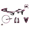 PACK Kit Deco + Housse de Selle 50cc BARBARIAN Beta RR 50 Motard Rose