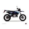 Kit Deco 50cc Flow Yamaha DT 50 Bleu