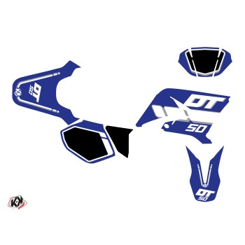 Kit Deco 50cc Vintage Yamaha DT 50 Bleu