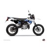 Kit Deco 50cc Replica Yamaha DT 50 Blanc Bleu