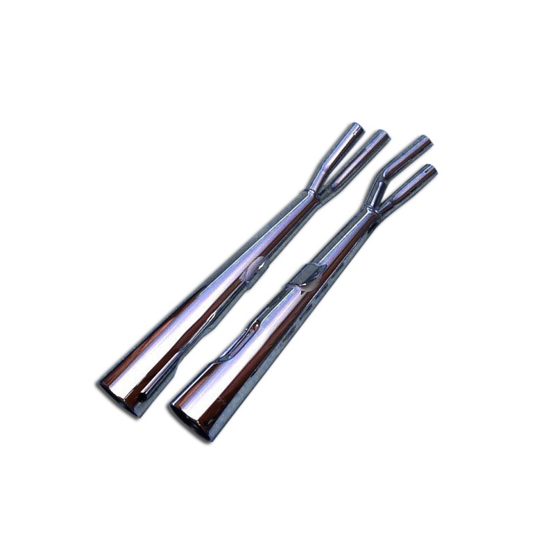 Silencieux Marvi CB 350 FOUR Chromés Homologués - Vendus par Paire