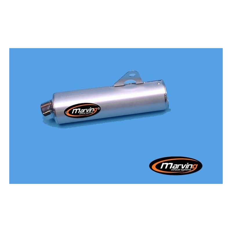 Silencieux Rond RF 600 R 1996 Ø104 Chromé Revêtement Alu Homologué