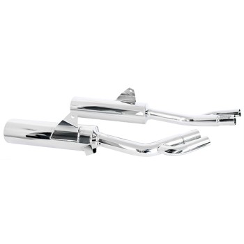 Silencieux Rond FZX 750 PHASER Ø110 Chromés Homologués - Vendus par