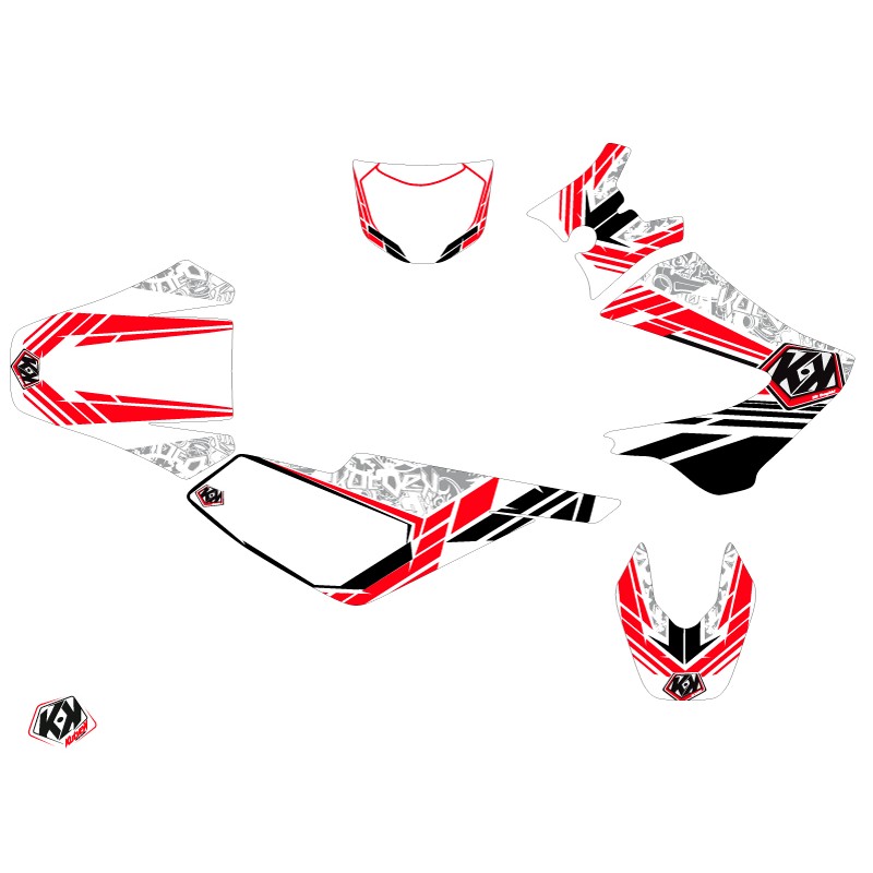 Kit Deco 50cc Spirit Derbi DRD Xtreme Rouge