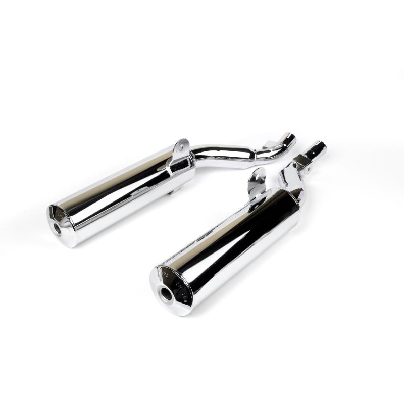 Silencieux Rond XJ 900 DIVERSION 1995 Chromés Homologués - Vendus pa