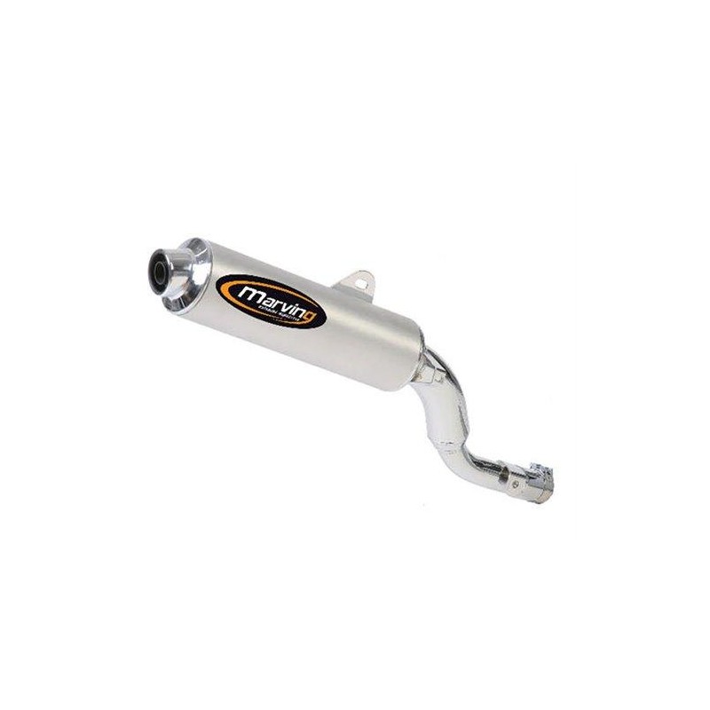 Silencieux Rond TDM 900 Ø104 Chromé Revêtement Alu Homologués - Ve