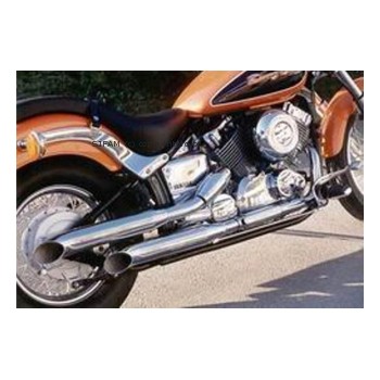 Silencieux Legend XVS 650 DRAG STAR Turn Out Chromés Non Homologués